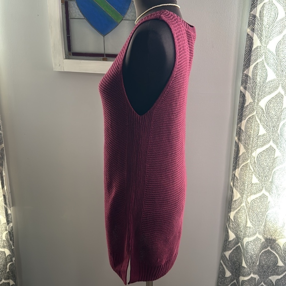 Gap 100% Cotton Knit Tunic Tank/ Mini Dress SZ Medium - Picture 4 of 9